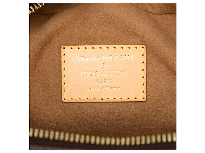 Louis Vuitton Marrone Monogram Tuffetage Deauville Cube - vista 5