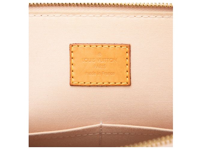 Louis Vuitton Beige Monogram Vernis Alma PM - vista 5
