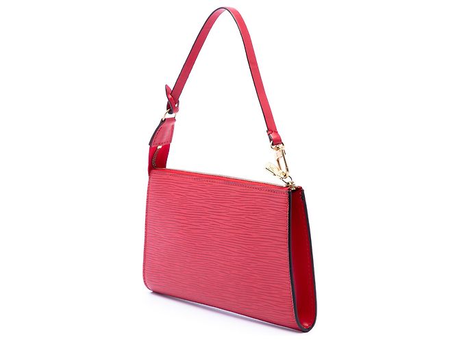 Louis Vuitton Pochette Accessoires in Epi rosso - vista 2