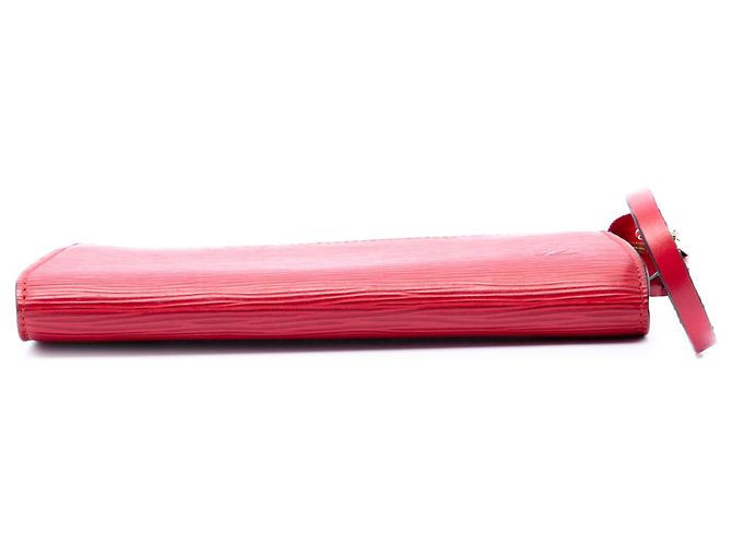 Louis Vuitton Pochette Accessoires in Epi rosso - vista 3