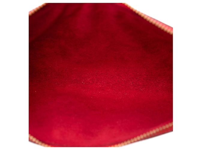 Louis Vuitton Pochette Accessoires in Epi rosso - vista 4