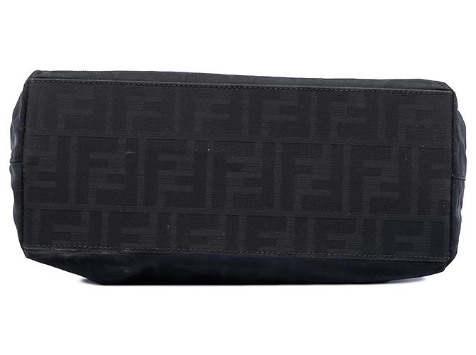 Fendi Tote aus schwarzem Zucca-Canvas - Ansicht 3