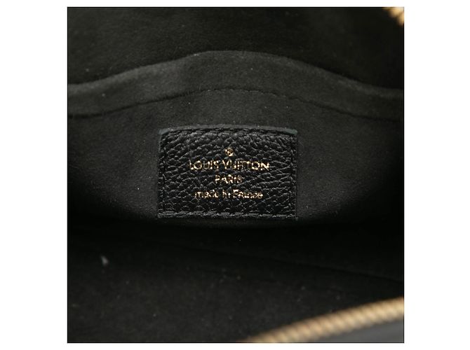 Louis Vuitton Black Monogram Giant Empreinte Speedy Bandouliere 20 Nero - vista 5