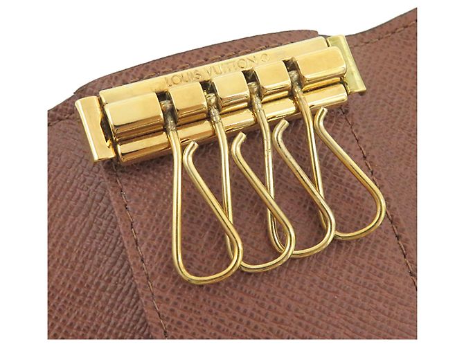 Louis Vuitton Portachiavi 4 chiavi Monogram Multicles marrone - vista 6