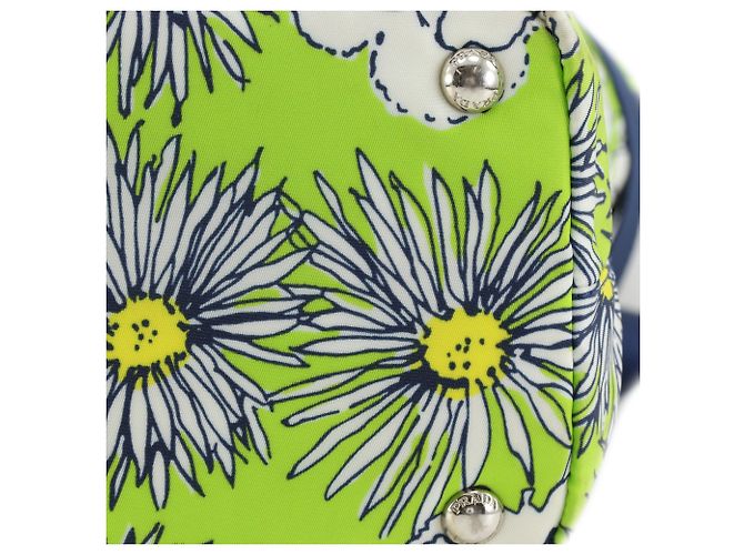 Satchel Prada Green Tessuto Stampato Verde Verde chiaro - vista 18