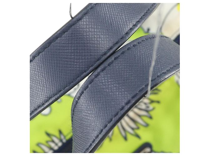 Satchel Prada Green Tessuto Stampato Verde Verde chiaro - vista 23
