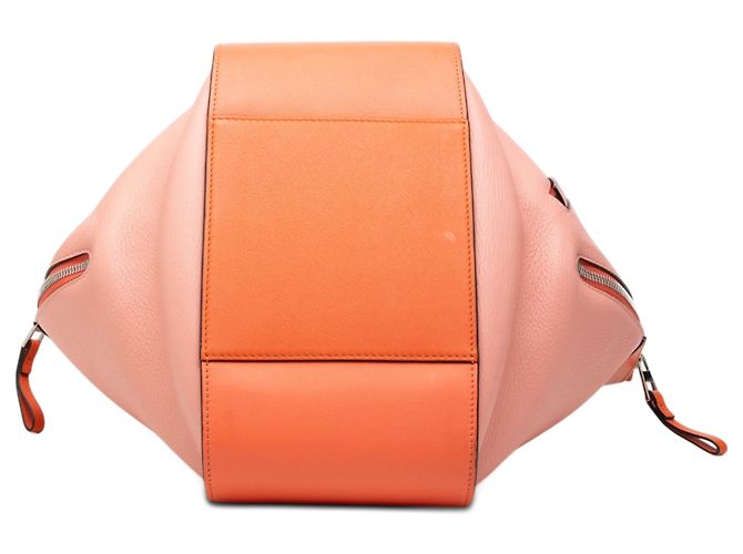 LOEWE Hammock Tasche Orange Small Tricolor Soft Grained Calfskin - Ansicht 3