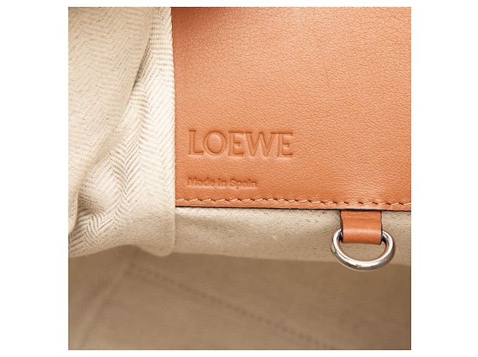 LOEWE Hammock Tasche Orange Small Tricolor Soft Grained Calfskin - Ansicht 6
