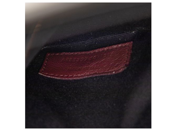 Borsa Cassandra con chiusura monogramma in pelle di vitello liscia nera Saint Laurent Nero - vista 6