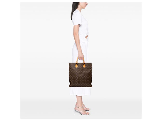 Louis Vuitton Sac Plat Monogram Marrone - vista 11