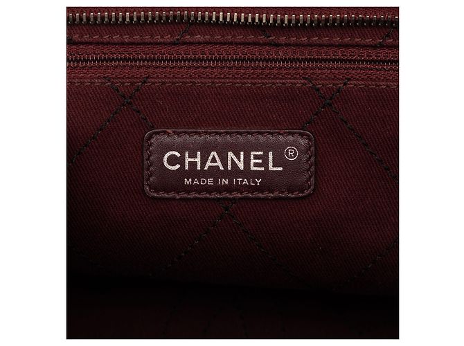 Chanel Black CC Caviar Wild Stitch On the Road Tote Nero - vista 5