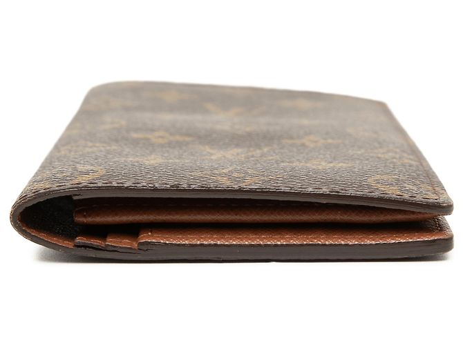 Portafoglio lungo Louis Vuitton Brown Monogram Brazza Marrone - vista 3