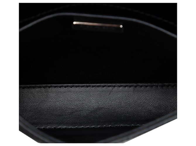 Prada Black Spazzolato Leather Sybille Flap Crossbody Nero - vista 4