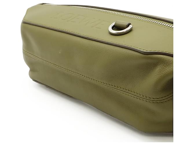 Borsa a tracolla convertibile Loewe Verde Cachi - vista 4