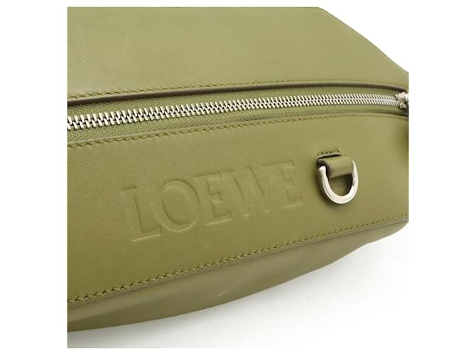 Borsa a tracolla convertibile Loewe Verde Cachi - vista 9