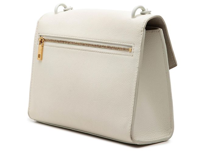 Twist Louis Vuitton MyLockMe Chain BB in pelle di vitello morbida bianca Bianco - vista 2