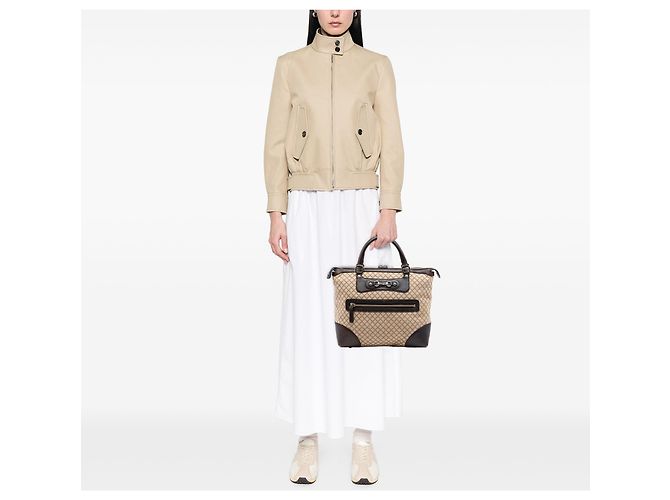 Gucci Beige Diamante Canvas Catherine Tote - Ansicht 6