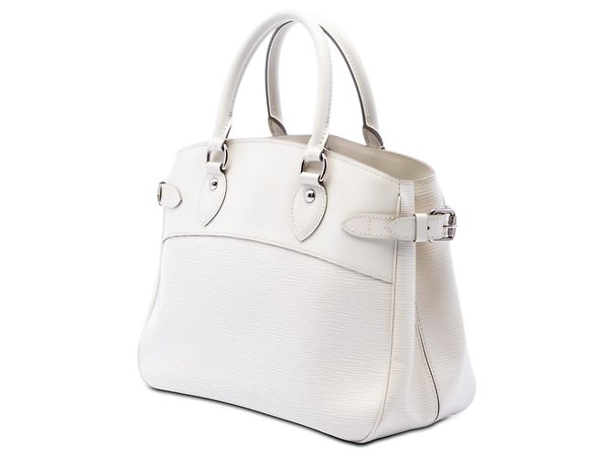 Louis Vuitton White Epi Passy PM Bianco - vista 2