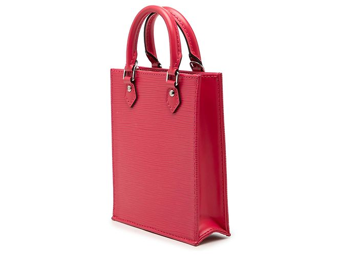 Louis Vuitton Petit Sac Plat in Epi rosa - vista 2