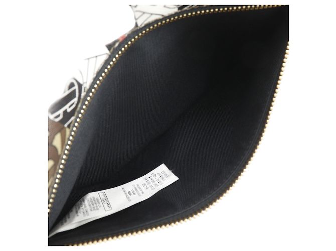 Bolso de cintura Burberry Brown Monogram Stripe E-Canvas Castaño - vista 3