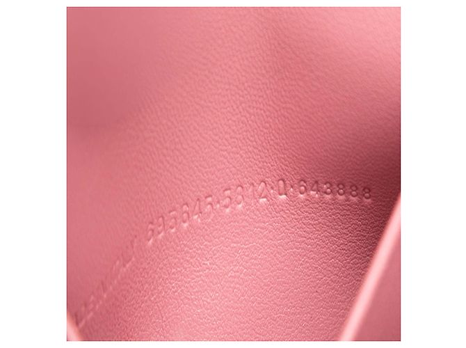 Balenciaga Pink Small Glitter Fabric XX Flap Rosa - vista 6