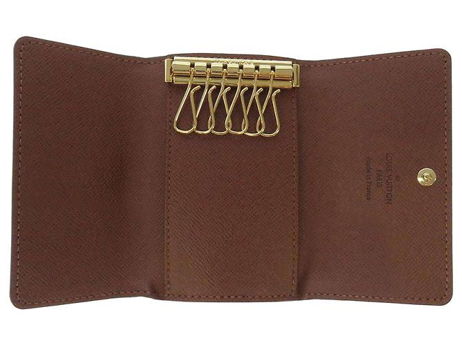 Louis Vuitton Portachiavi 6 chiavi Monogram Multicles marrone - vista 5