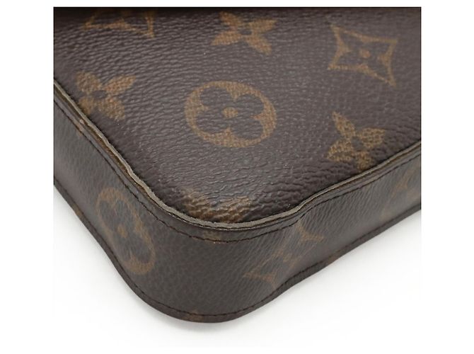 Pochette Félicie Borsa a tracolla Louis Vuitton Monogram Pochette Felicie Felice Chain Fuschia - vista 4