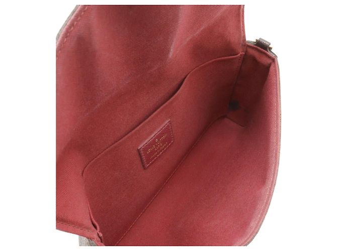 Pochette Félicie Borsa a tracolla Louis Vuitton Monogram Pochette Felicie Felice Chain Fuschia - vista 5