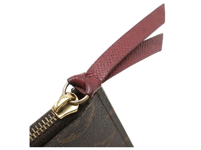 Pochette Félicie Borsa a tracolla Louis Vuitton Monogram Pochette Felicie Felice Chain Fuschia - vista 8