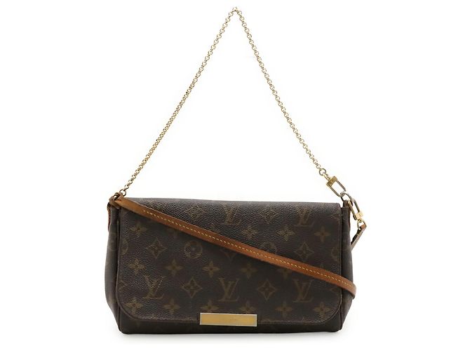Borsa a Spalla Louis Vuitton Monogram Favorite MM Marrone - vista 2