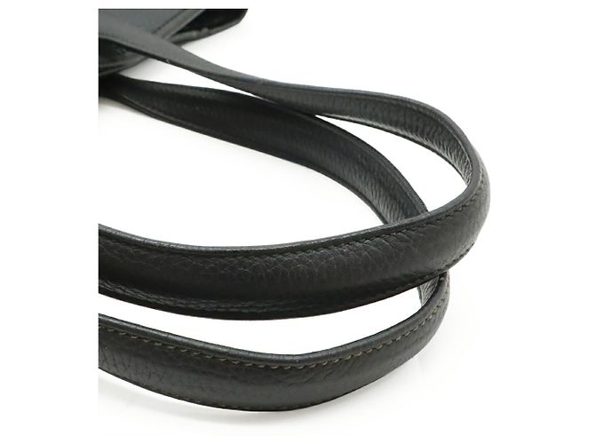 Hermès Borsa Tote Hermes Victoria Cabas 32 in Noir Nero - vista 5