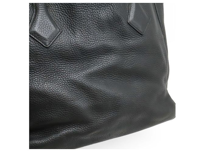 Hermès Borsa Tote Hermes Victoria Cabas 32 in Noir Nero - vista 9