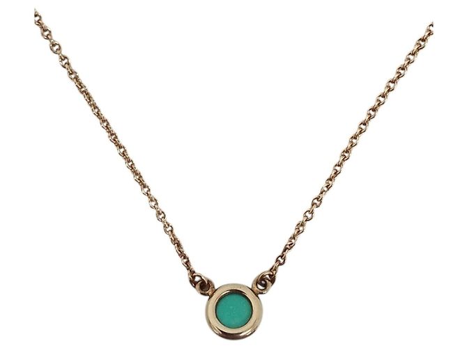Collana Tiffany & Co. 925 Elsa Peretti Color by the Yard Turquoise Argento Turchese - vista 3