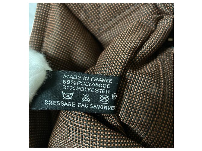 Hermès Borsa a tracolla Hermes Herline Bassas PM Marrone - vista 11