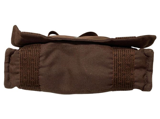 Hermès Borsa a tracolla Hermes Herline Bassas PM Marrone - vista 5