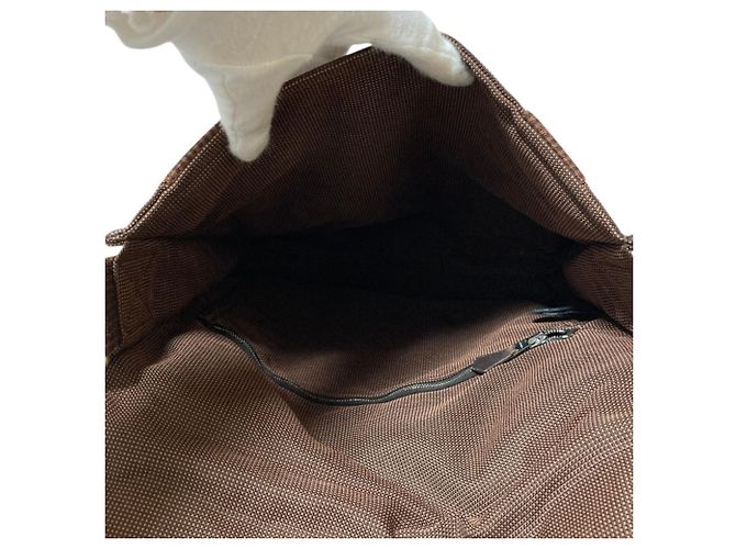 Hermès Borsa a tracolla Hermes Herline Bassas PM Marrone - vista 8