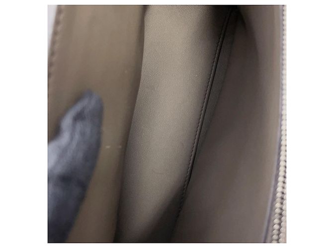 Hermès Hermes 24 Sac Mini Etoupe Evercolor Swift U Shoulder Bag Grigio - vista 12