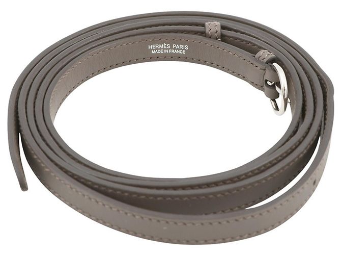 Hermès Hermes 24 Sac Mini Etoupe Evercolor Swift U Shoulder Bag Grigio - vista 18