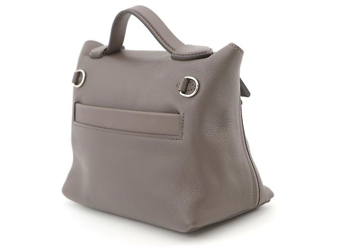 Hermès Hermes 24 Sac Mini Etoupe Evercolor Swift U Shoulder Bag Grigio - vista 2
