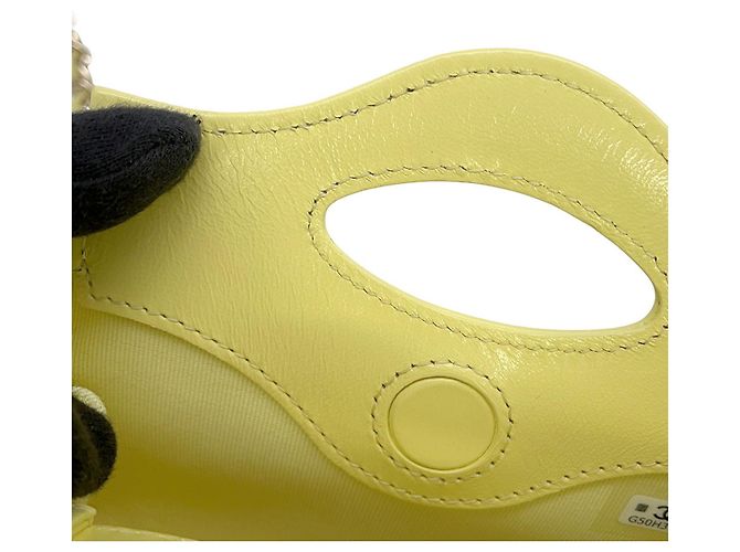 Timeless Borsa a tracolla Chanel Matelassé in agnello con catena Giallo - vista 8