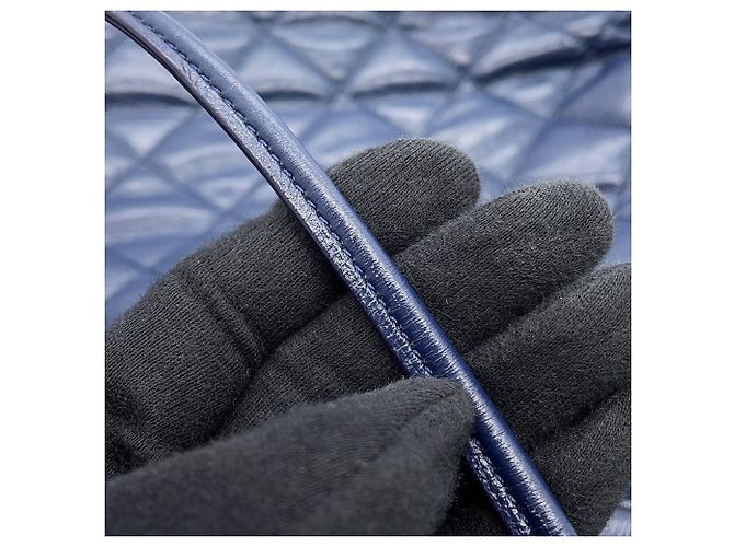 Borsa a Spalla con Catena Chanel Blu navy - vista 11