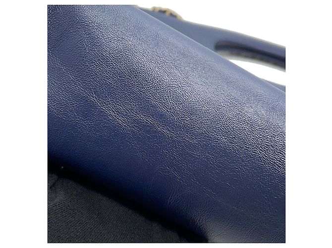 Borsa a Spalla con Catena Chanel Blu navy - vista 7
