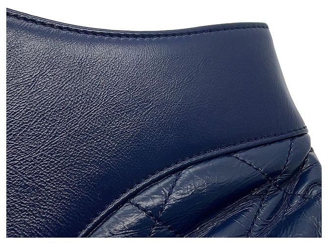 Borsa a Spalla con Catena Chanel Blu navy - vista 8