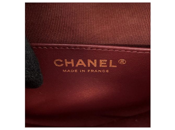 Borsa a Spalla con Catena Chanel Matelassé Heart Shape Nero - vista 13
