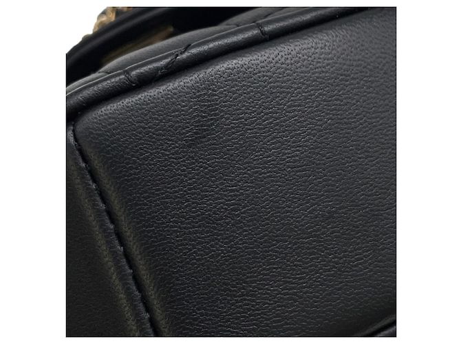 Borsa a Spalla con Catena Chanel Matelassé Heart Shape Nero - vista 7