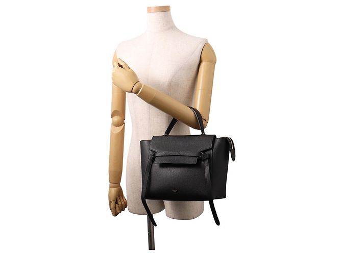 Céline Micro borsa Celine Belt Bag Nero - vista 4
