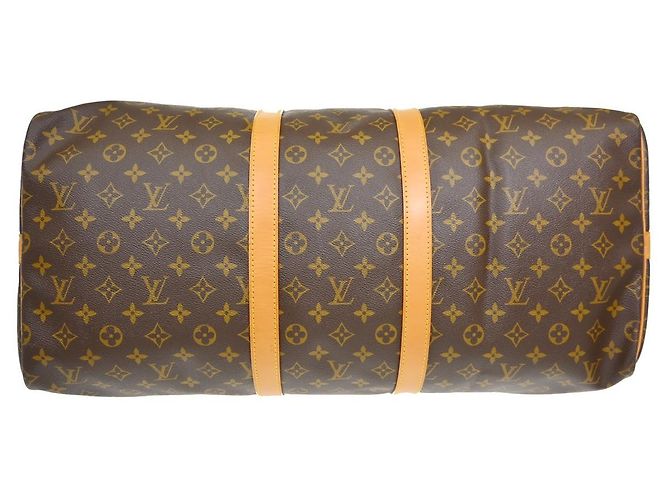 Louis Vuitton Keepall Bandouliere Monogram Canvas 55 Marron - vue 7