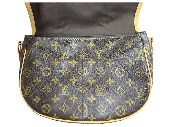 Borsa a tracolla Louis Vuitton Menilmontant PM Monogram Marrone - vista 11