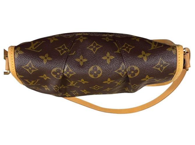 Borsa a tracolla Louis Vuitton Menilmontant PM Monogram Marrone - vista 12