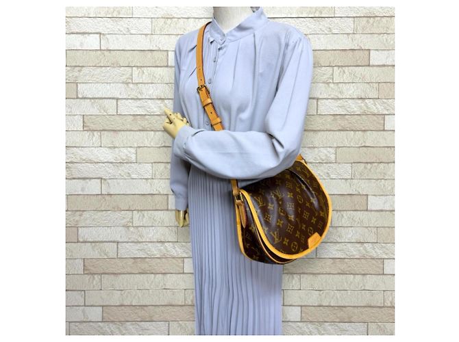 Borsa a tracolla Louis Vuitton Menilmontant PM Monogram Marrone - vista 2